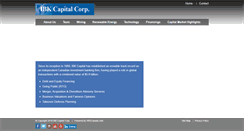 Desktop Screenshot of ibkcapital.com